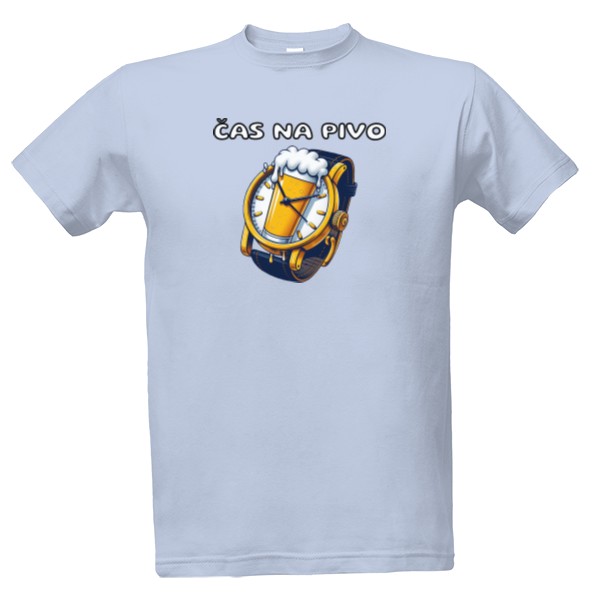 Tričko s potiskem Čas na Pivo