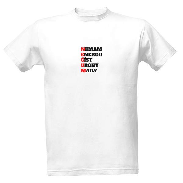 Tričko s potiskem Nečum